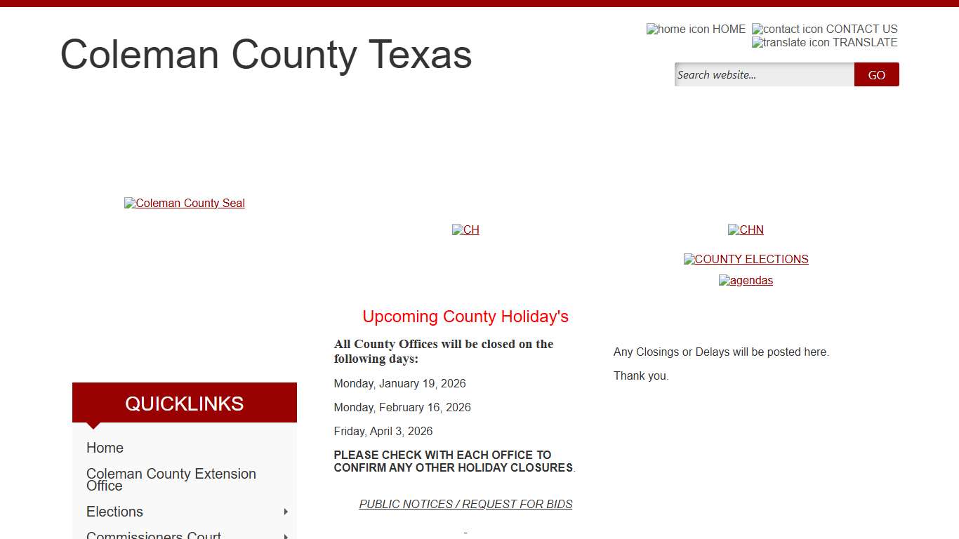 Coleman County Government